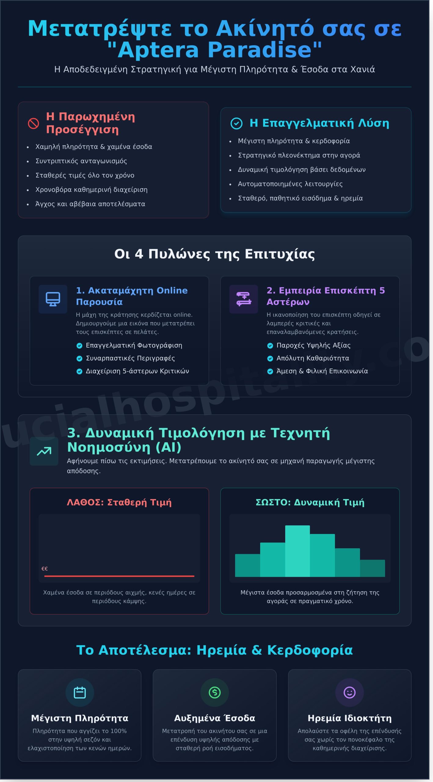 Aptera Paradise: Πώς να Μετατρέψετε το Ακίνητό σας σε Παράδεισο Κερδοφορίας στα Χανιά - Infographic