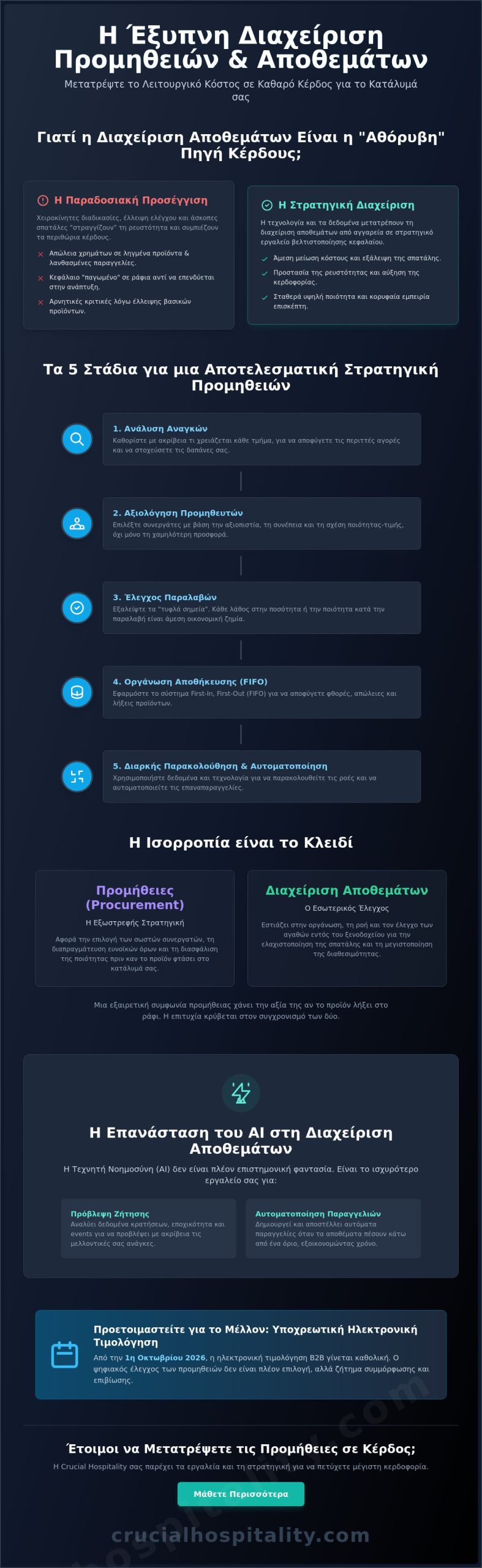 Διαχείριση Αποθεμάτων και Προμηθειών Ξενοδοχείου: Οδηγός Στρατηγικής Κερδοφορίας 2026